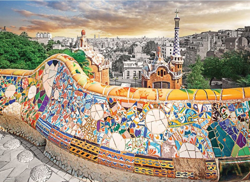 Park Guell Barcelona Jigsaw Puzzles for Adults