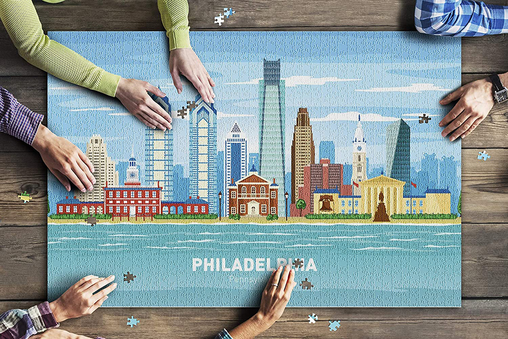 Pennsylvania Skyline Panorama Puzzle