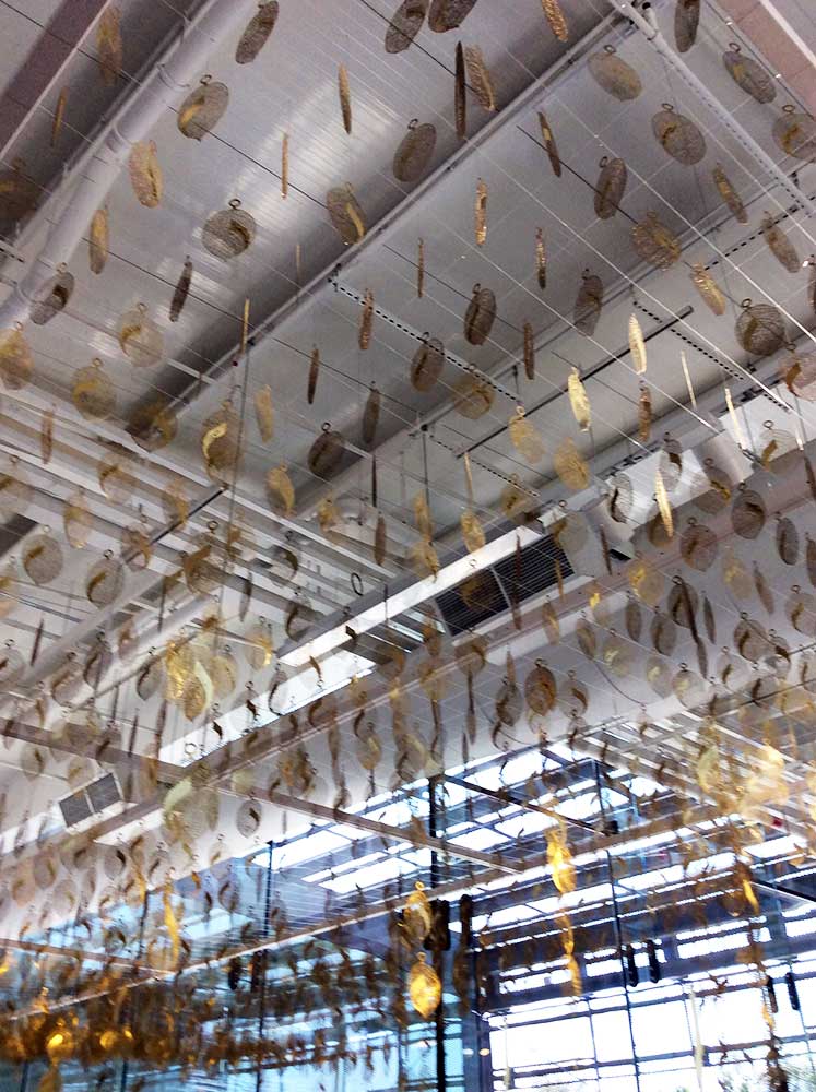 Ceiling art installation Warehouse 421 Abu Dhabi