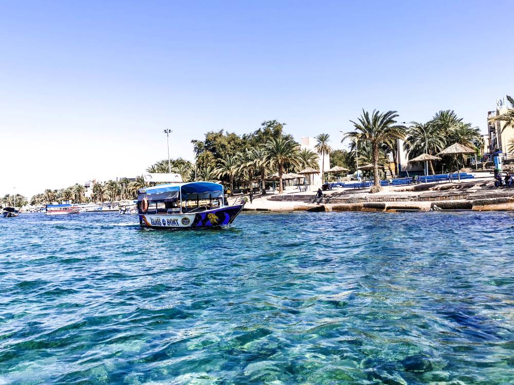 Aqaba Trip by glass bottom boat