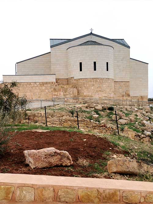Moses Memorial on Mount Nebo in Jordan