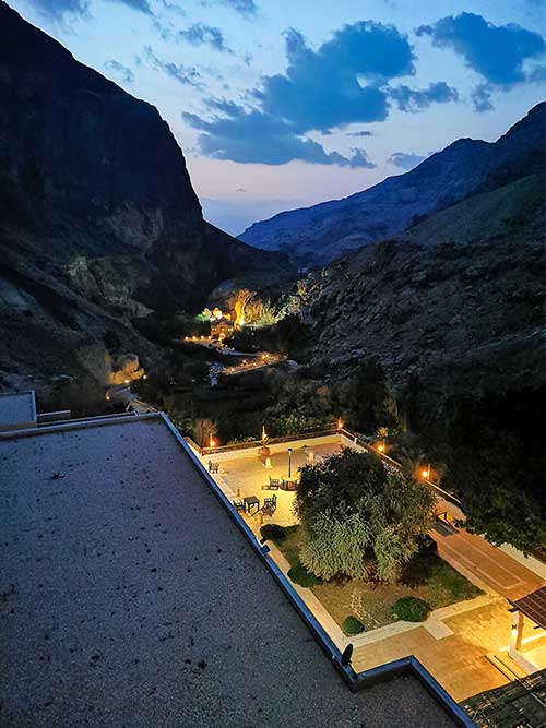 Ma'in Hot Springs Resort Night View