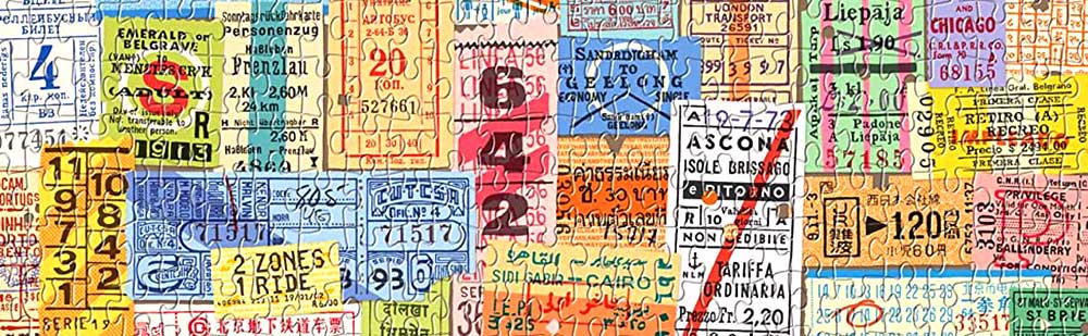Vintage Travel Tickets jigsaw puzzles