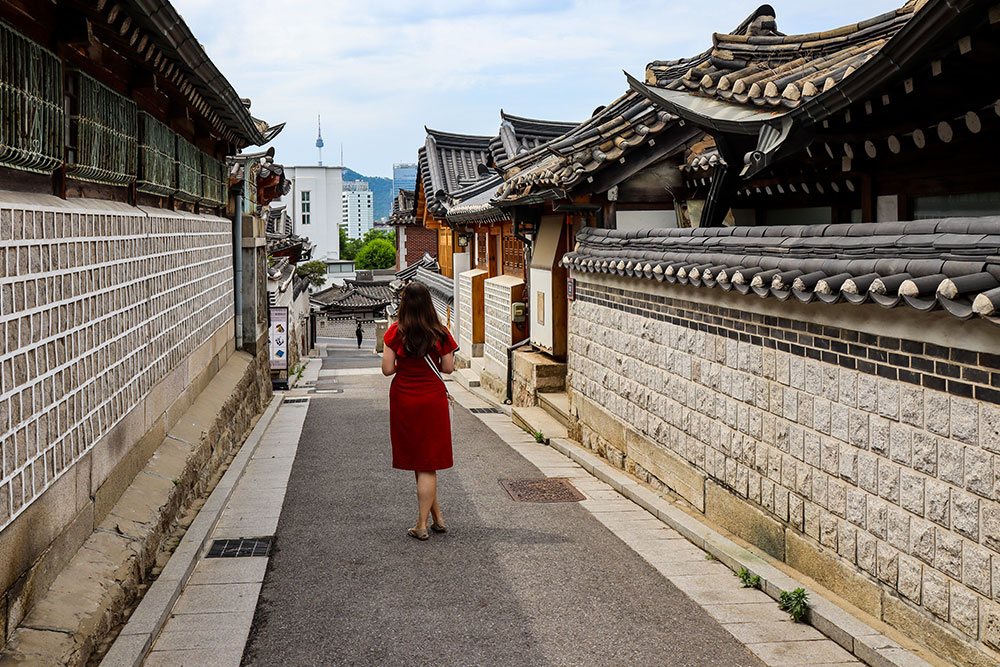 Bukchon Hanok Village Seoul South Korea