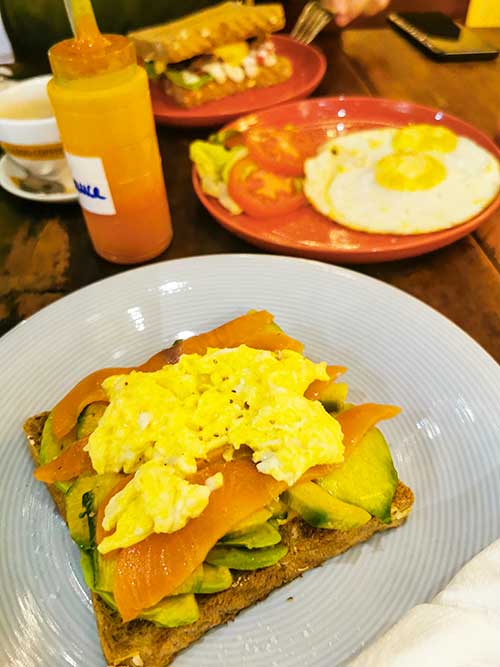 Avocado Toast at Little Hanoi in Saigon