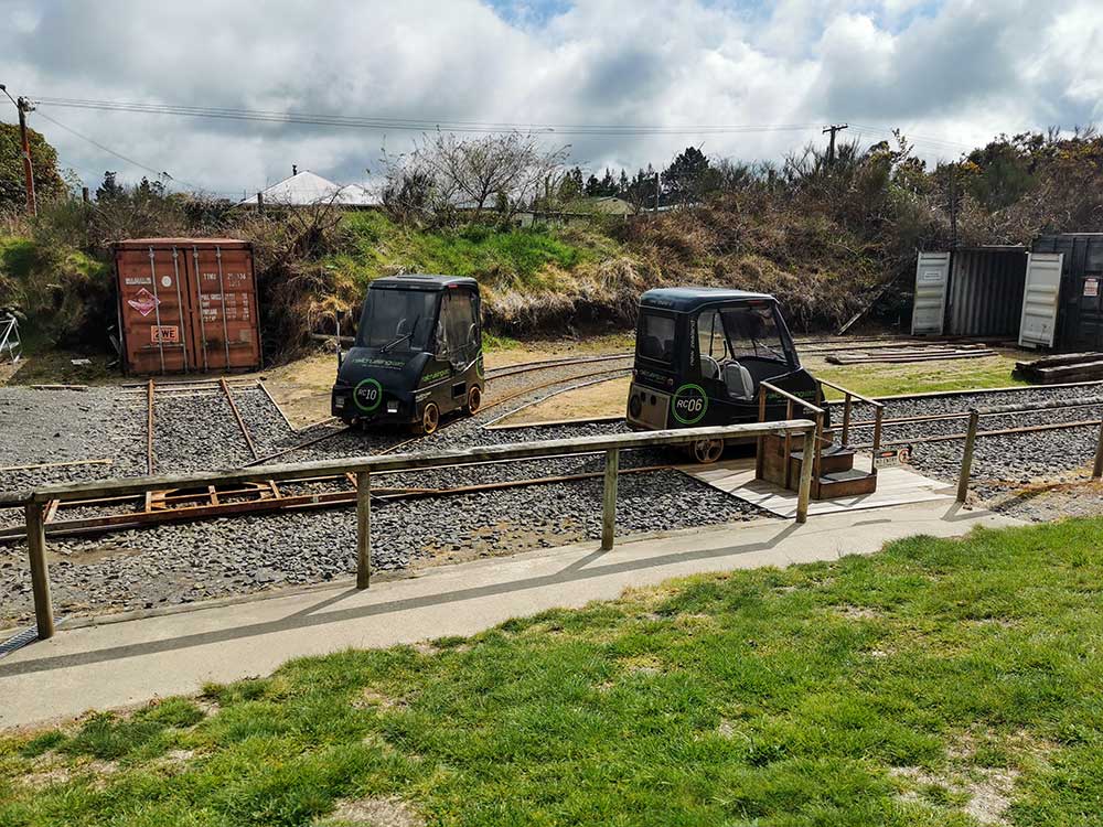 Rotorua New Zealand Mamaku Self Driving Rail cars