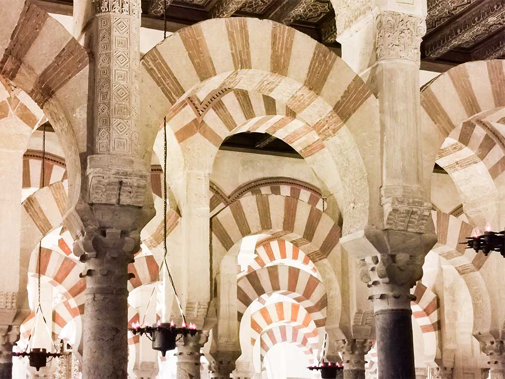 Mezquita Cordoba Cathedral Moorish arches