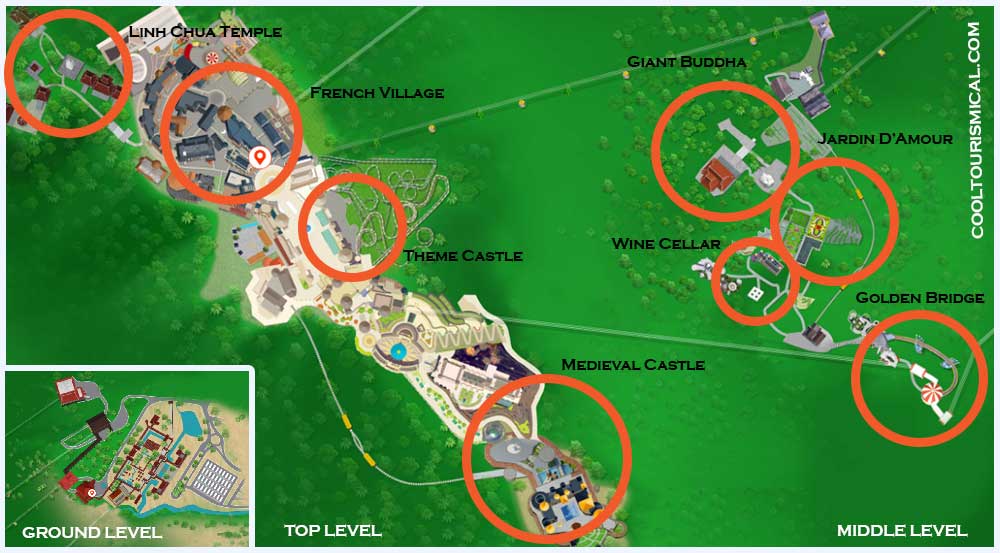 Ba Na Hills Da Nang Map