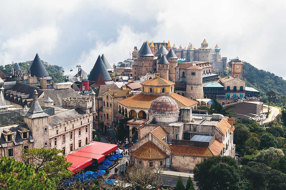 Ba Na Hills French Resort, Birds Eye View