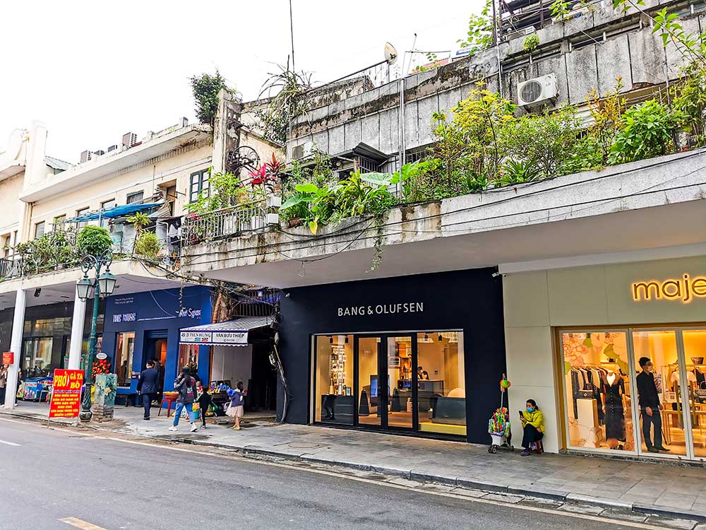 French Quarter Bang & Olufsen Trang Tien Luxury stores in Hanoi
