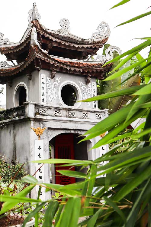 Ngoc Son Temple on Hoan Kiem Lake, Hanoi, Vietnam