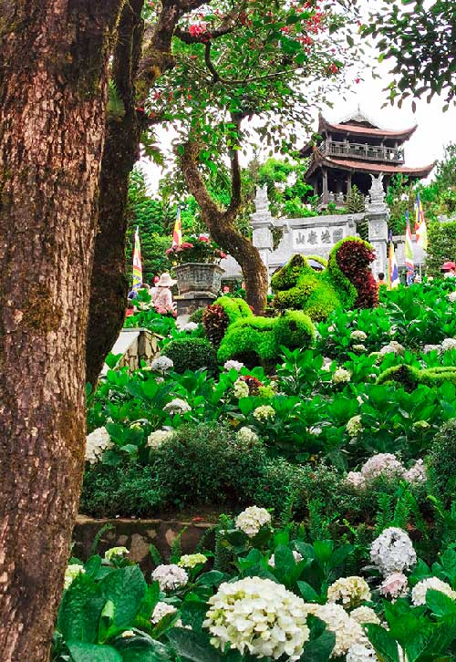 Linh Phong Monastery Complex at the top of Ba Na Hills