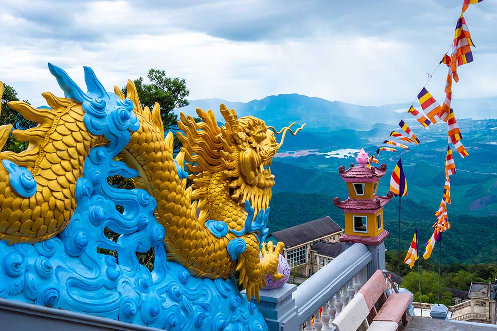 Linh Ung Pagoda View at Ba Na Hills Resort