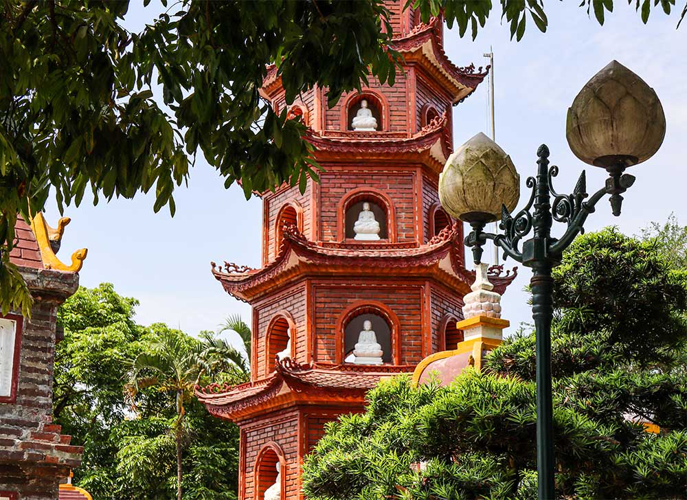 Tran Quoc Pagoda West Lake Hanoi Vietnam