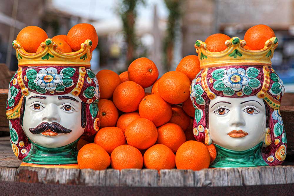 Ancient Balaro Mercato in Palermo Italy - Souvenirs Shopping spot