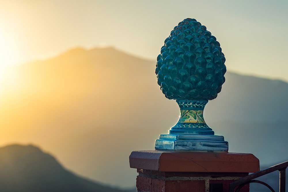 Ceramic Pine Cones from Sicily