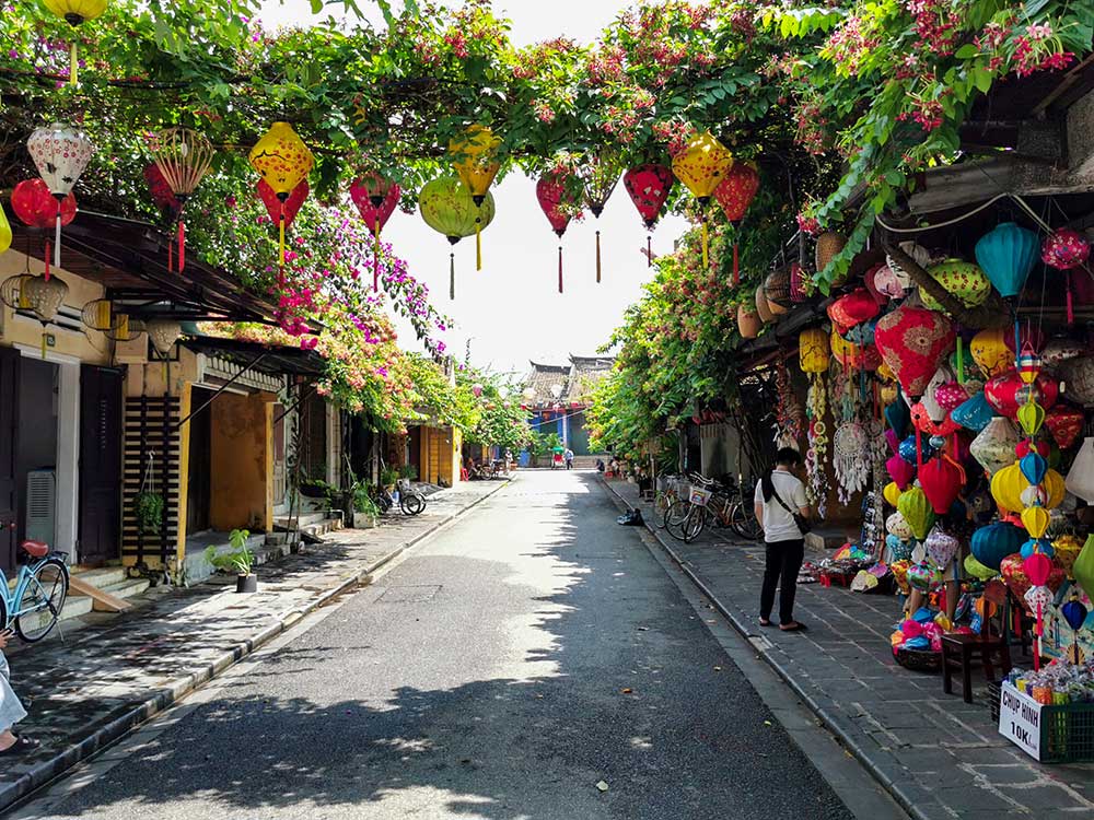 Pedestrian Street in Hoi An Vietnam