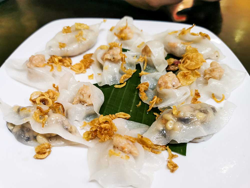 White Rose Hoi An's Famous Vietnamese Dumpling Dish with Shrimps