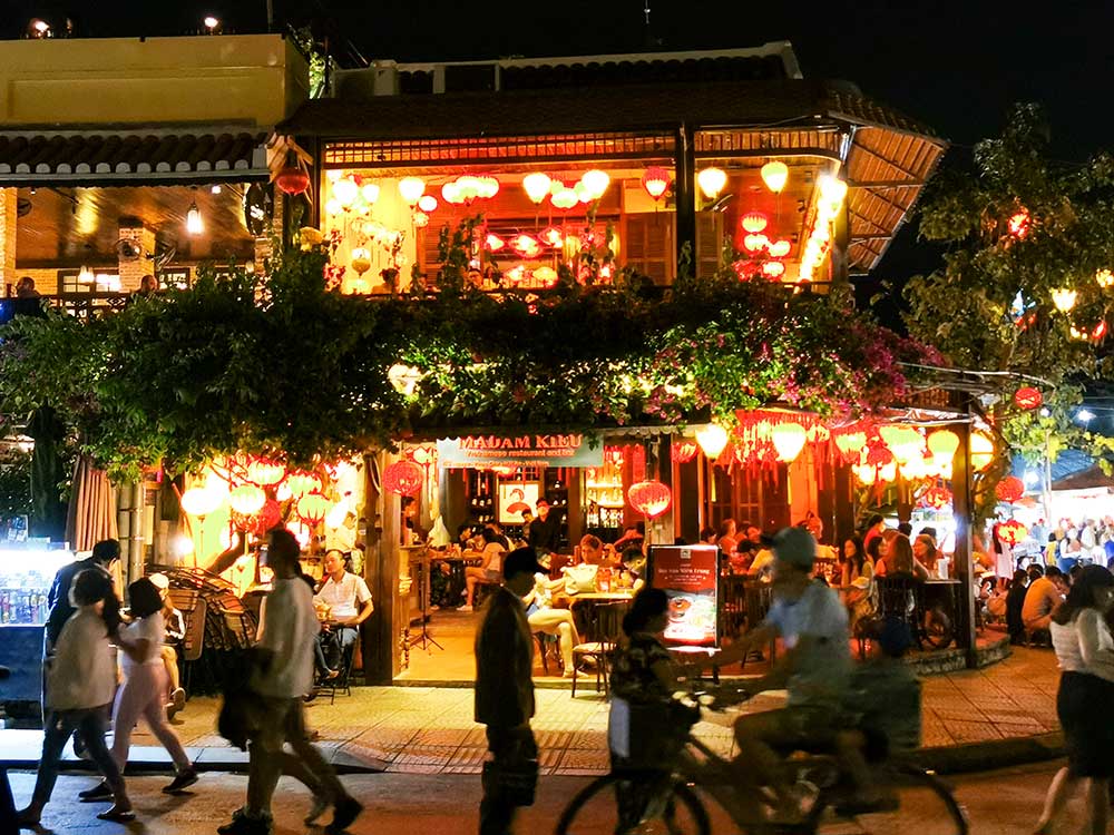 Hoi An Town Center at night