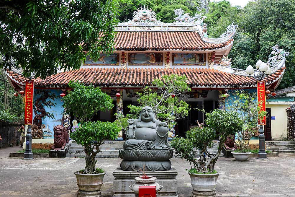 Buddha Statue at Tam Thai Pagoda Marble Mountains Vietnam Da Nang