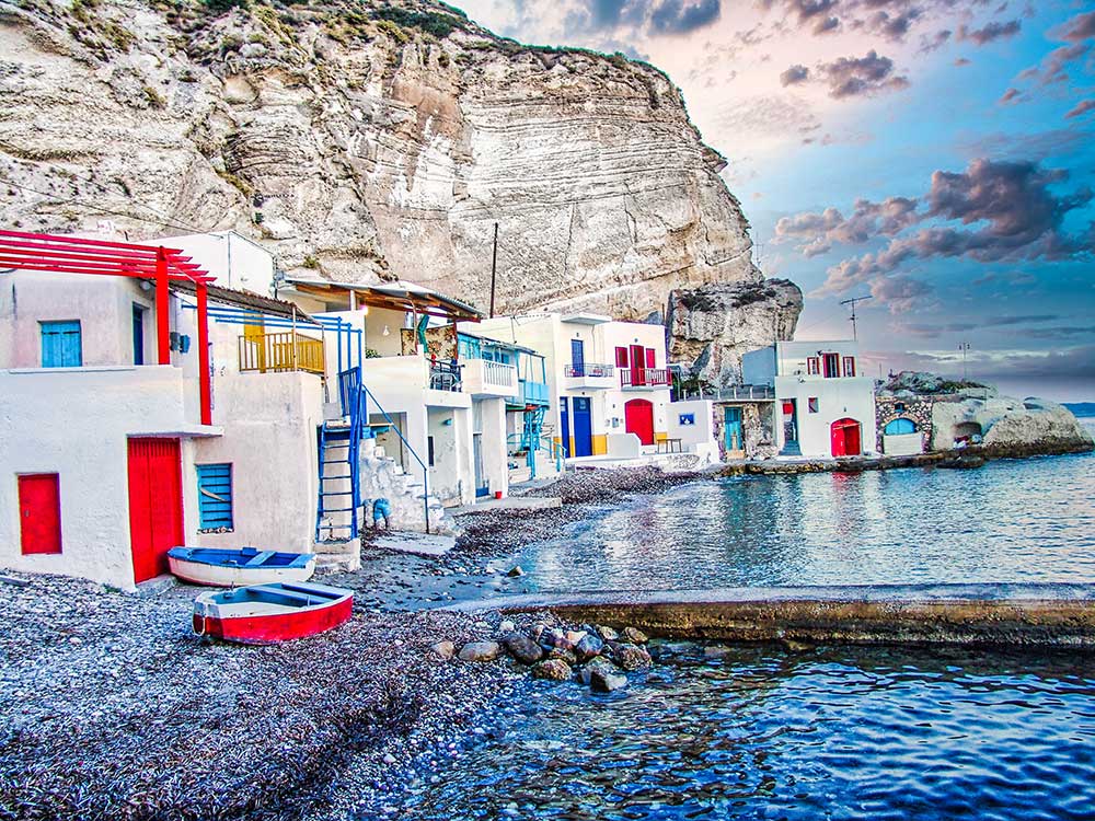 Klima Village on Milos Island is one of the most beautiful Greek Islands