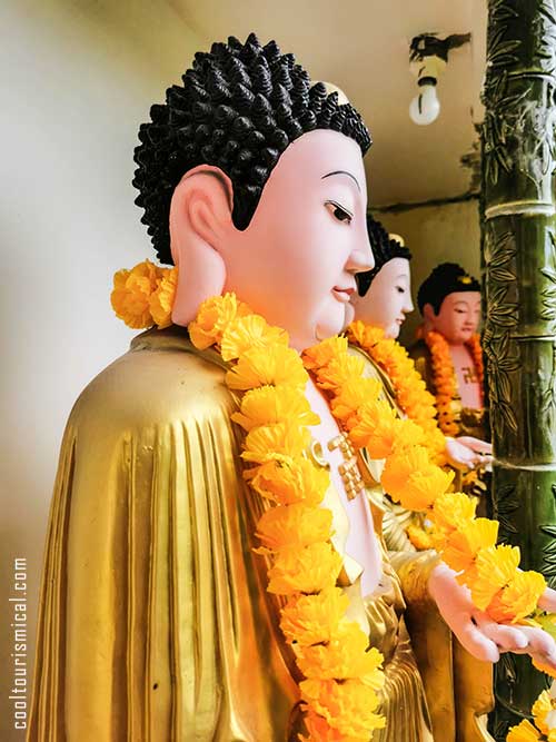 Buddha Statues in the gardens of Kek Lok Si Temple in Penang