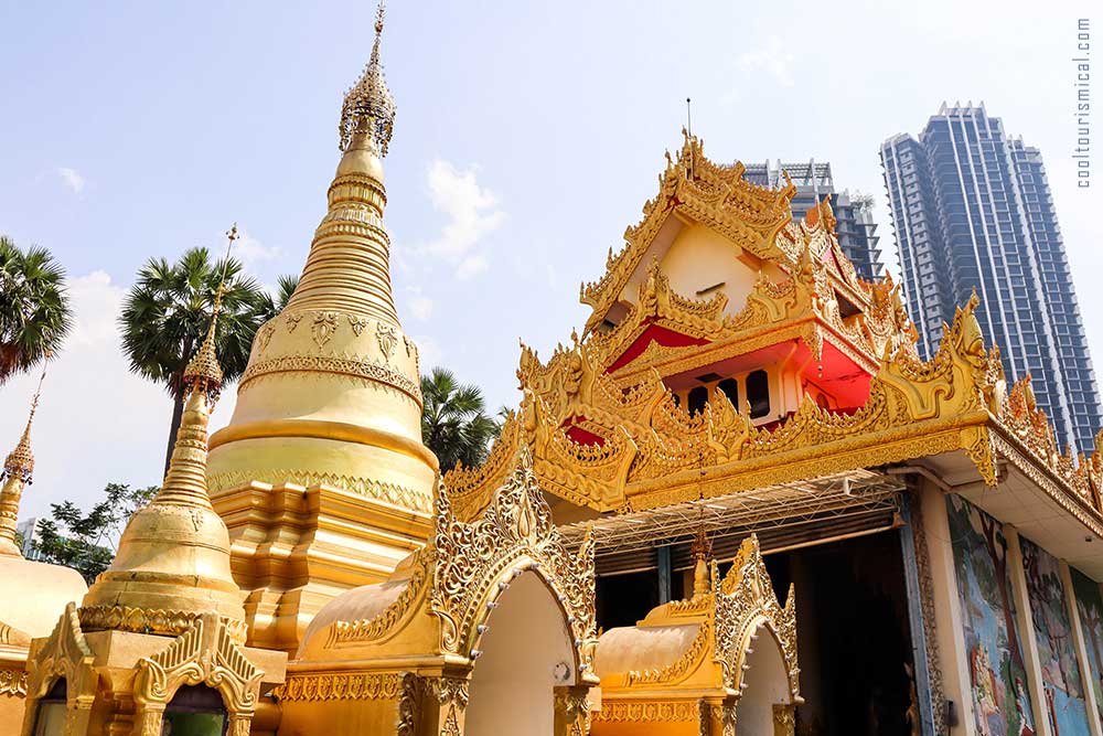 Dhammikarama Burmese Temple in Penang, George Town, Malaysia