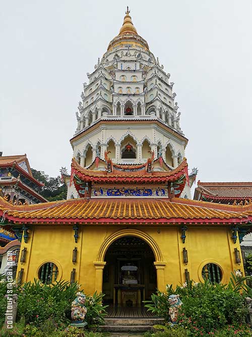 Pagoda of Rama VI Known as the temple of the 10000 Buddhas Penang