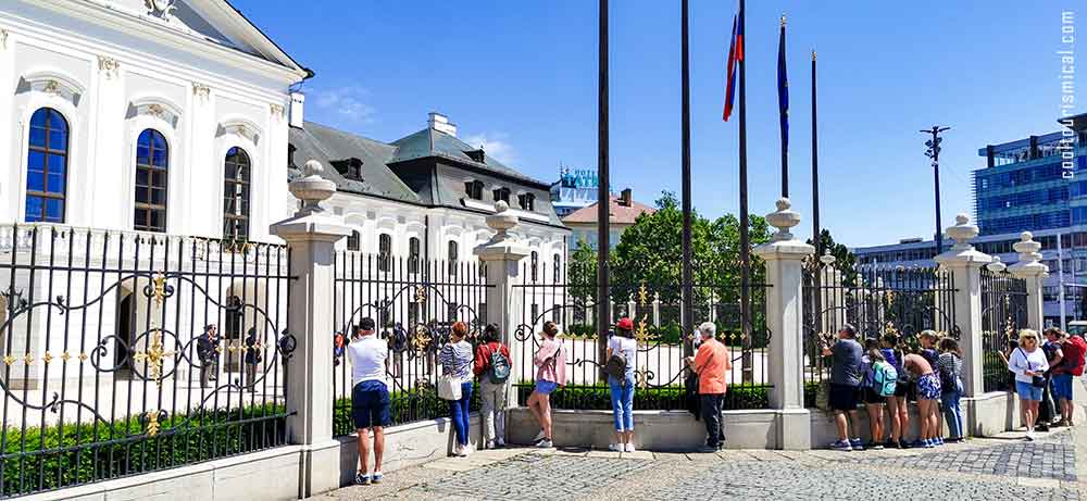 Grassalkovich Palace Changing of the Guards Bratislava