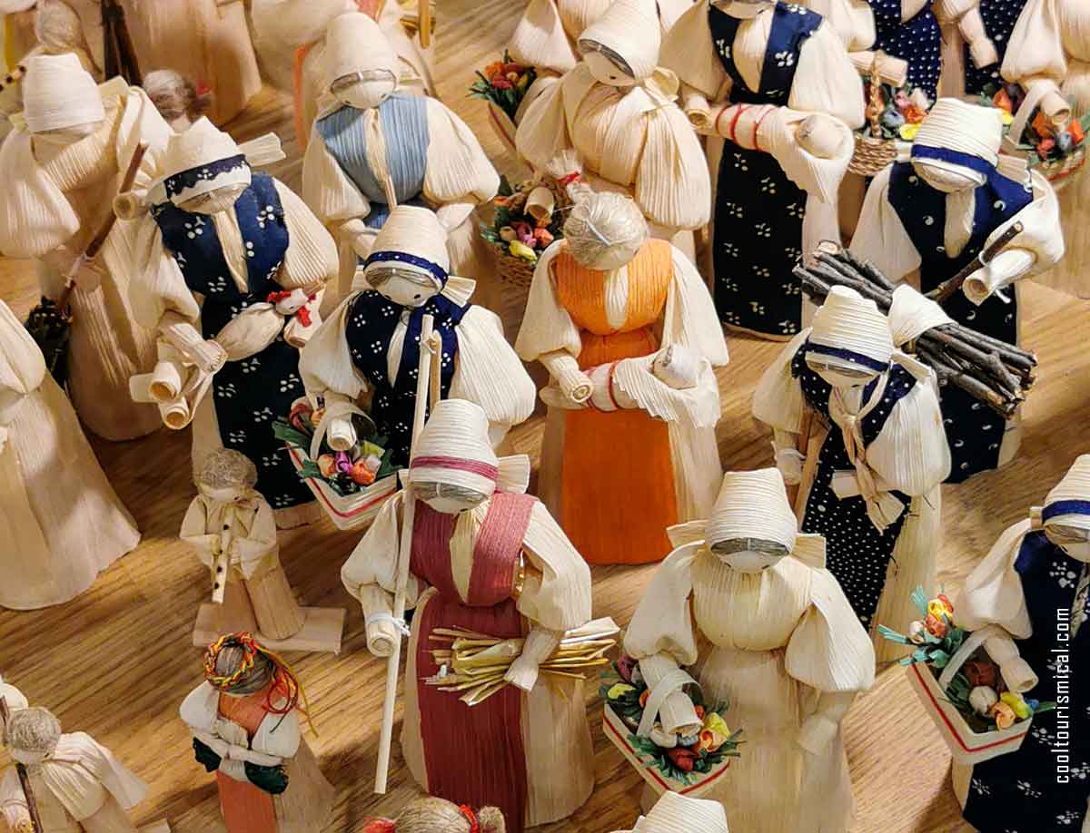 Shop for Souvenirs Cork Husk Dolls Bratislava