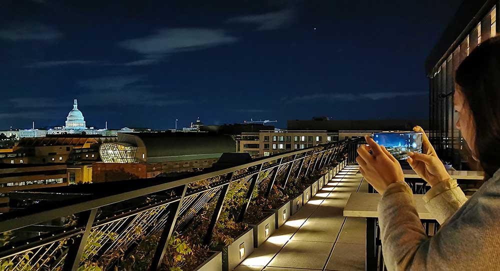 CitizenM Washington DC Rooftop bar