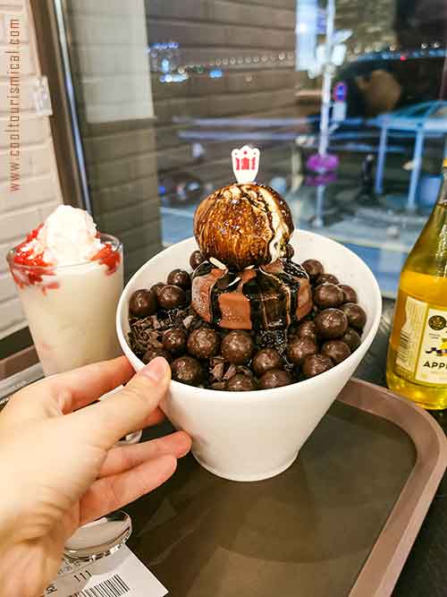 Bingsu Hollys Coffee Haeundae Beach Busan