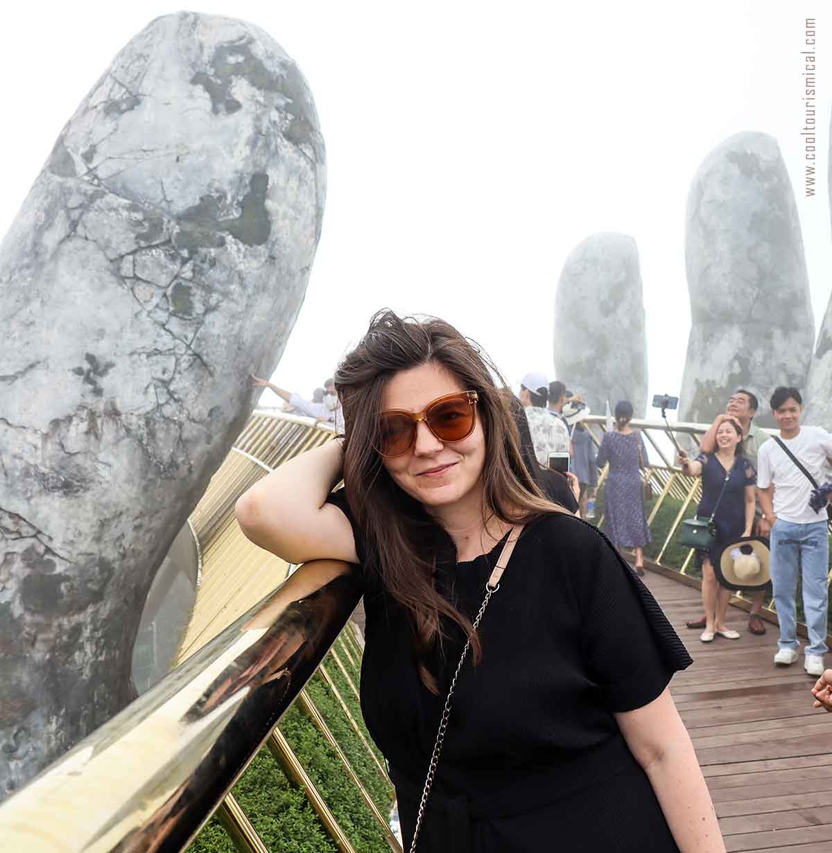 Hands Bridge in Vietnam Ba Na Hills