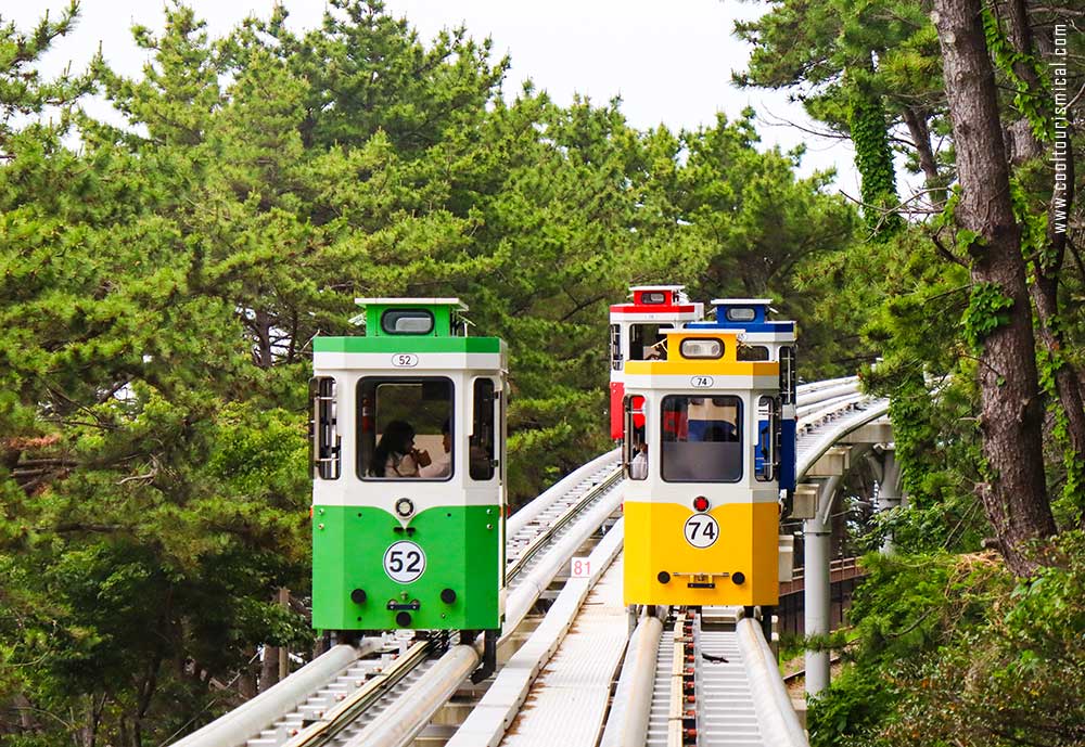 Sky Capsule Blueline Park Busan Things to do at Haeundae Beach