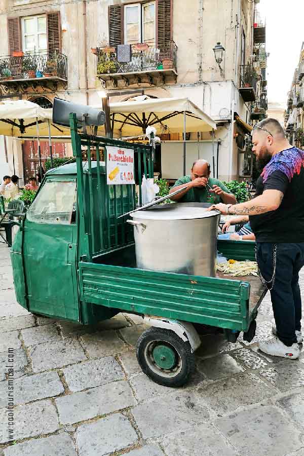 Corn Seller in Palermo Old Center, Sicily