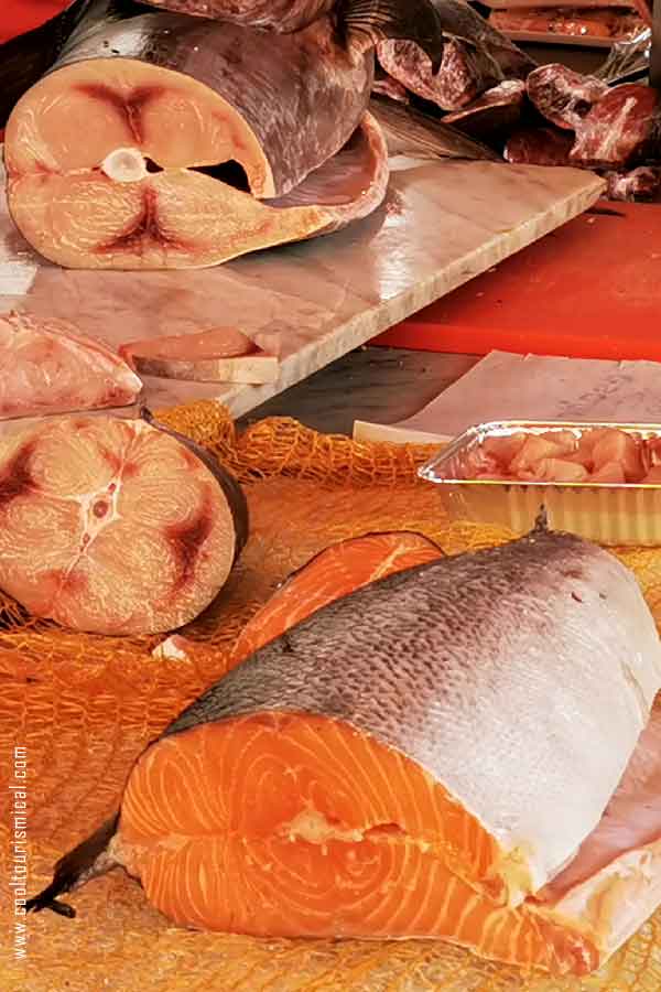 Fresh Salmon in Capo Market