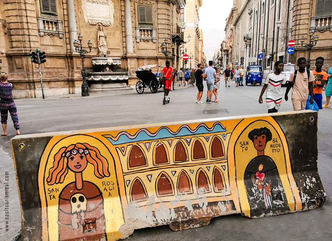 Santa Rosalia Street Art Palermo Sicily