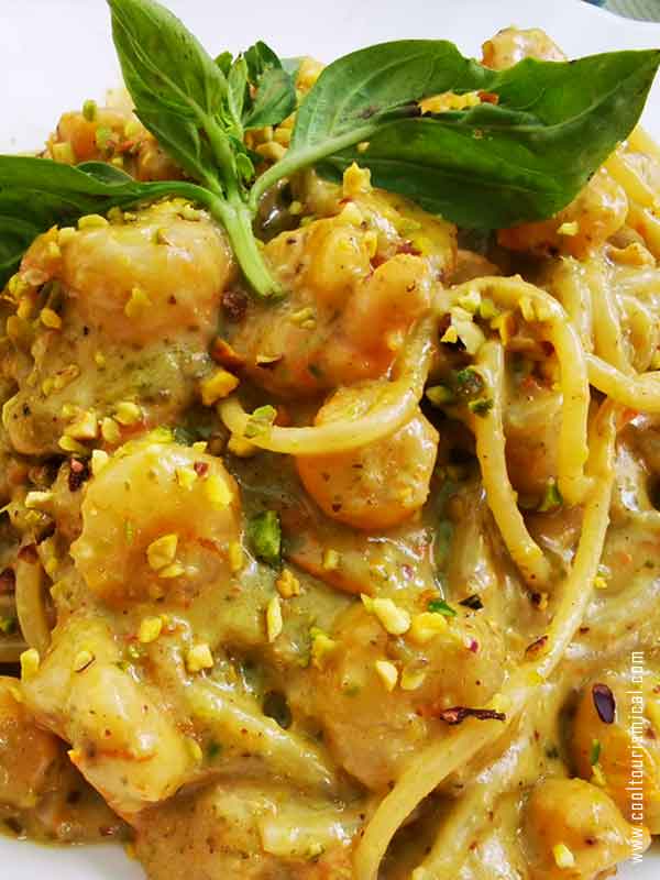 Sicilian Shrimp Pasta