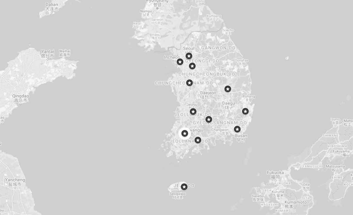 Hanok Villages map