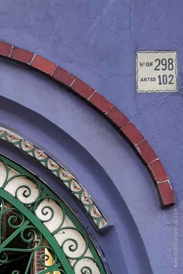 Colorful Coyoacan House Details - Monday Destination from Mexico City