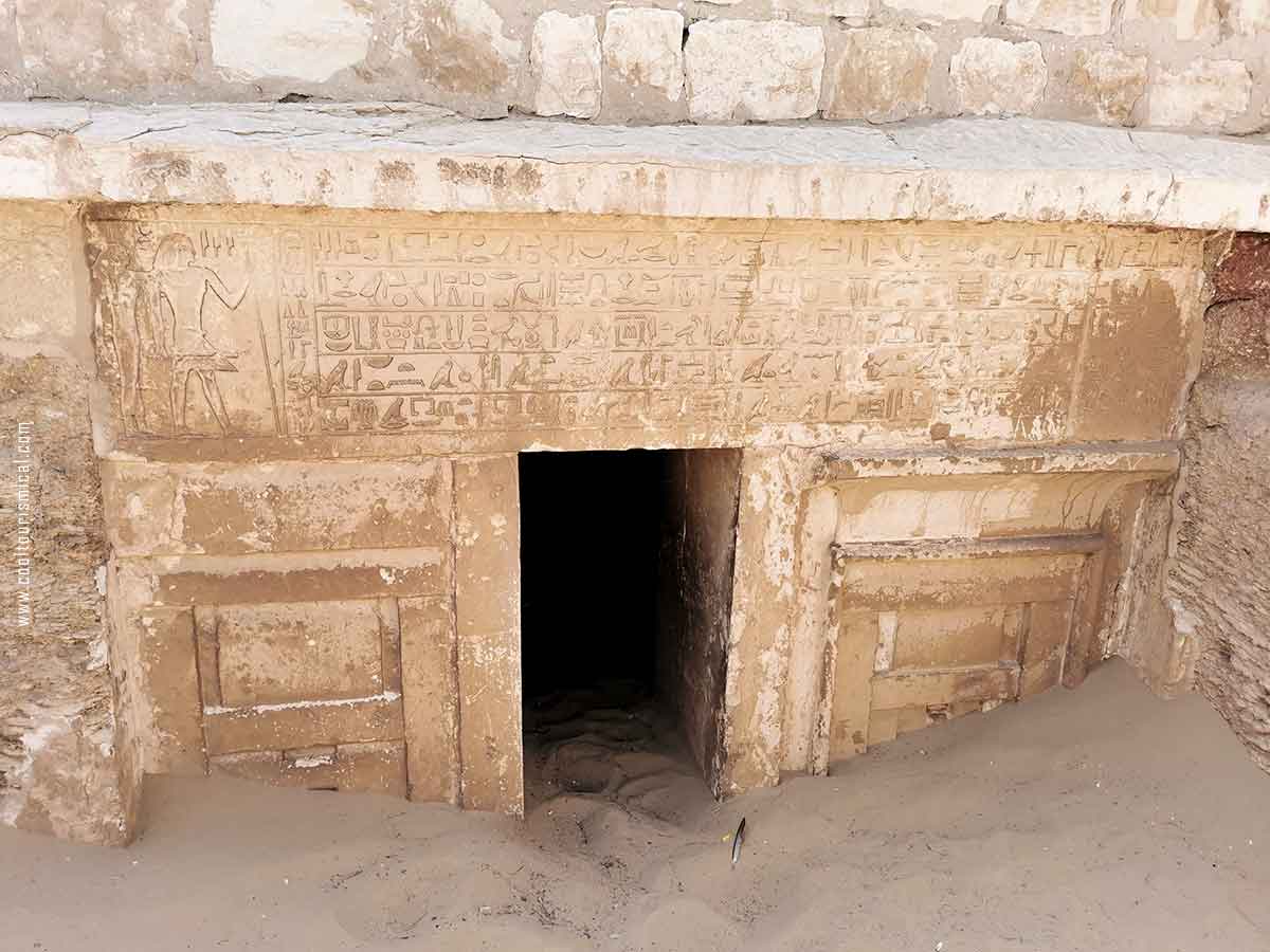 Burried Tomb in Saqqara Archaeological Site