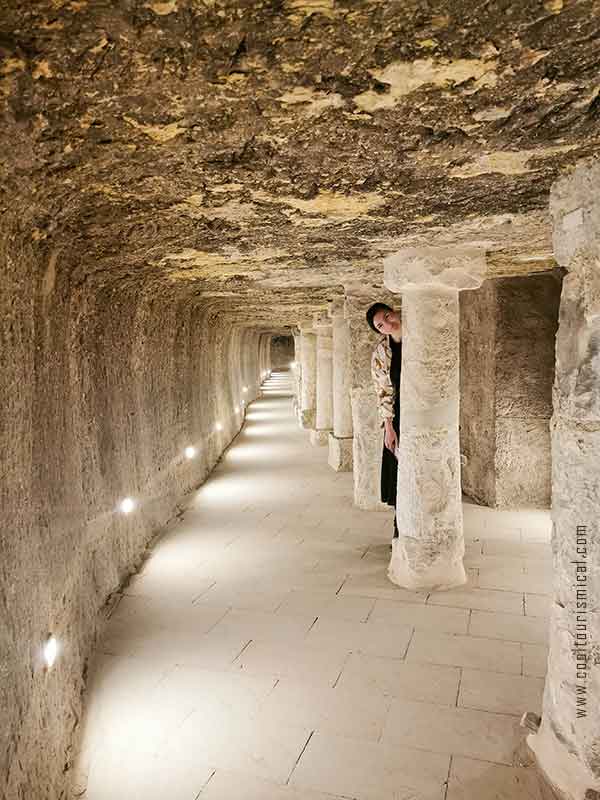 Inside Djoser Pyramid in Egypt
