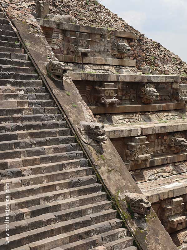 Inside la Ciudadela in Teotihuacan
