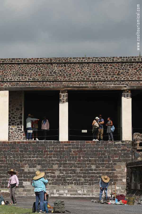 Visiting temples around Teotihuacan Pyramids