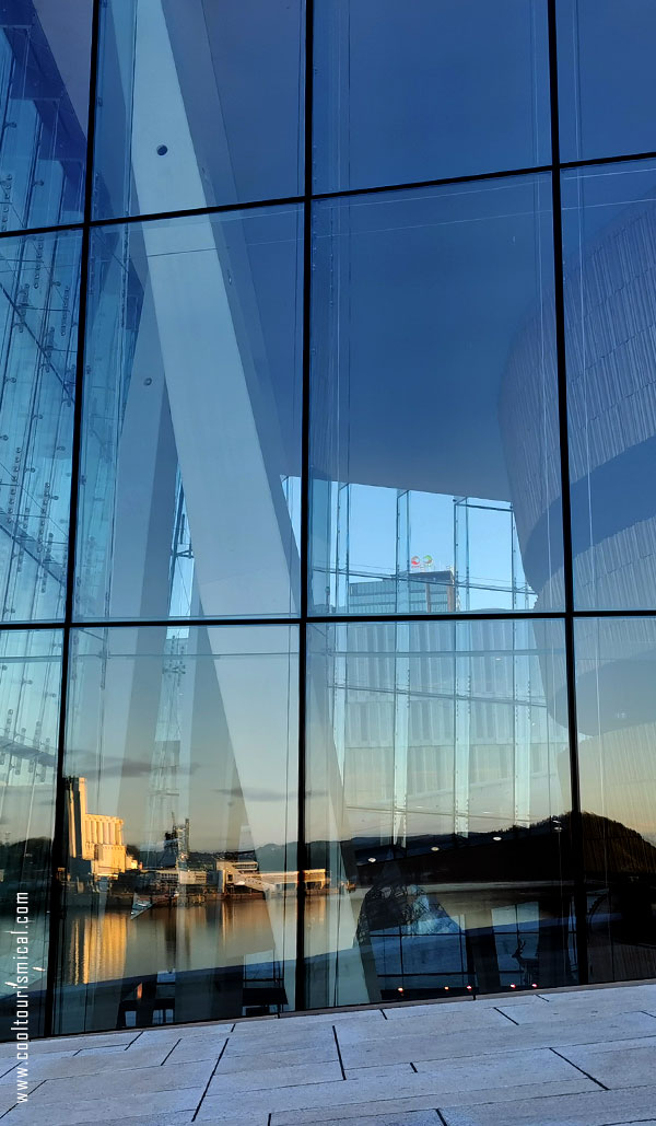 Oslo Opera House Reflecting Windows